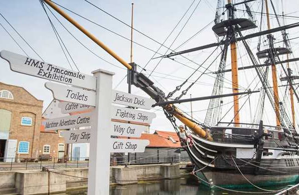 Museum kemaritiman Nasional Royal Navy di Hartlepool Inggris